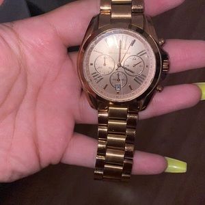 Rose gold Micheal Kors watch